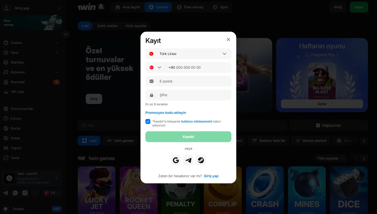1Win app download: uygulama güvenli şekilde nasıl kurulur